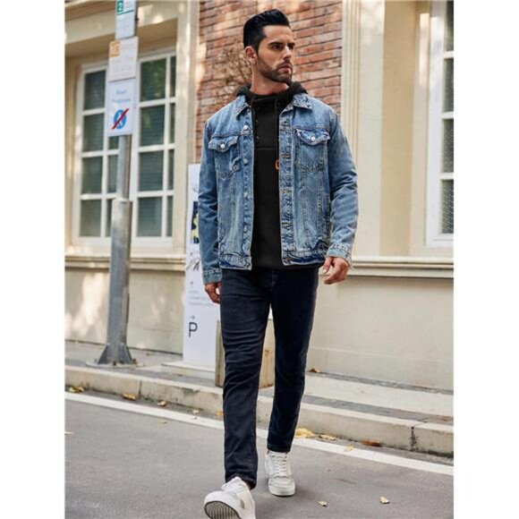 NWT Men's Black Cable Knit Cowl Neck Sweater | Button Detail Pullover - Picture 5 of 6